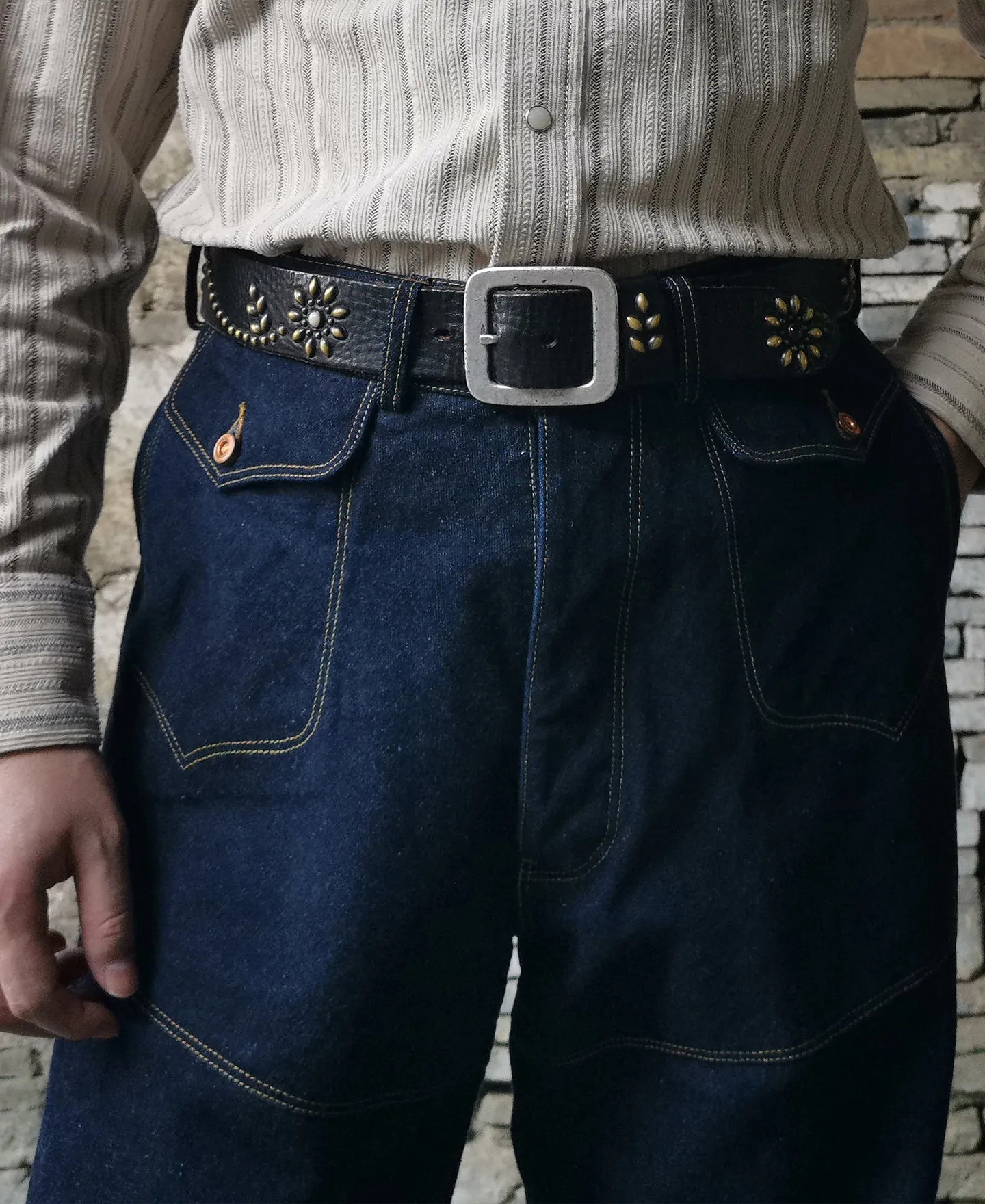 1879 Model Charles A. Jones Denim Railroad Work Trousers