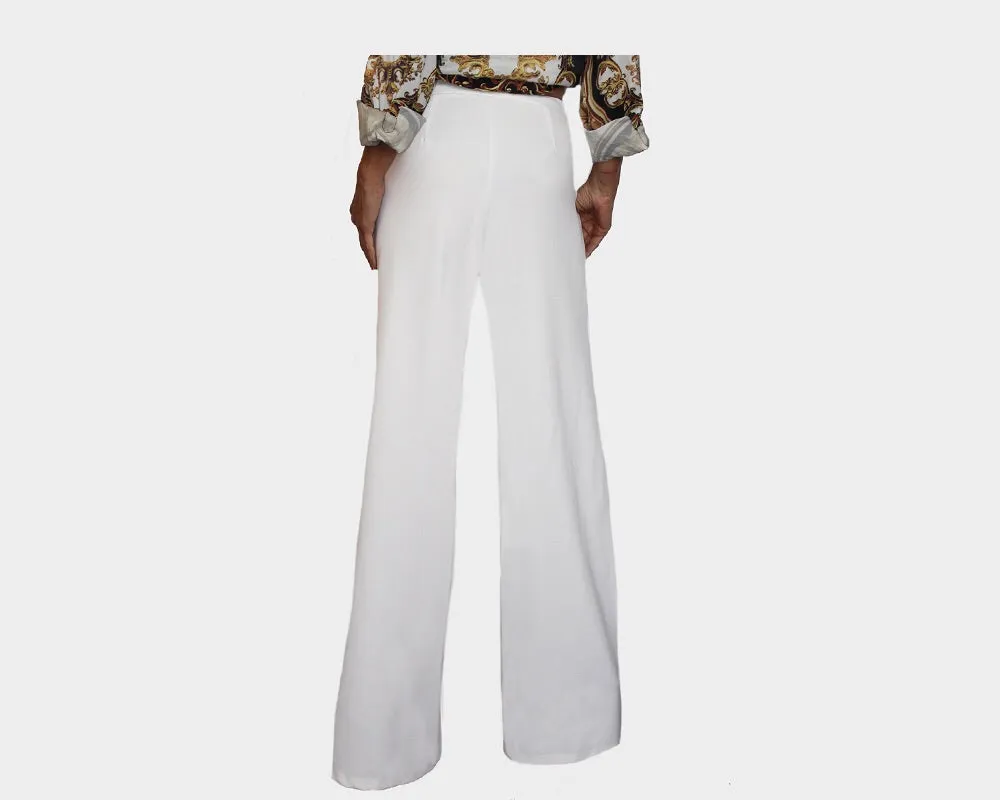 3. White Baroque Pants - The Milano