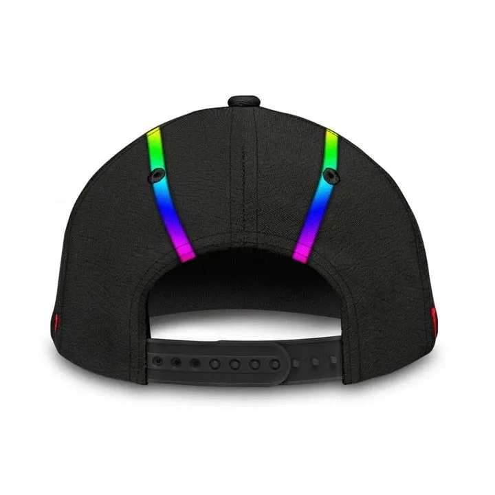 3D LGBT Cap For Couple Lesbian, Be Proud Be Visible LGBT Printing Baseball Cap Hat, Gift For Gay Friends