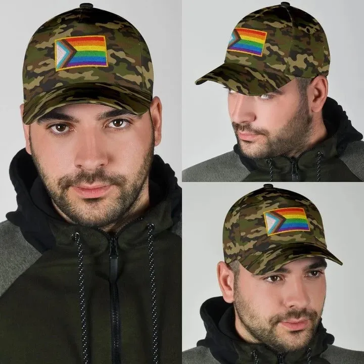 3D LGBT Cap For Couple Lesbian, Be Proud Be Visible LGBT Printing Baseball Cap Hat, Gift For Gay Friends