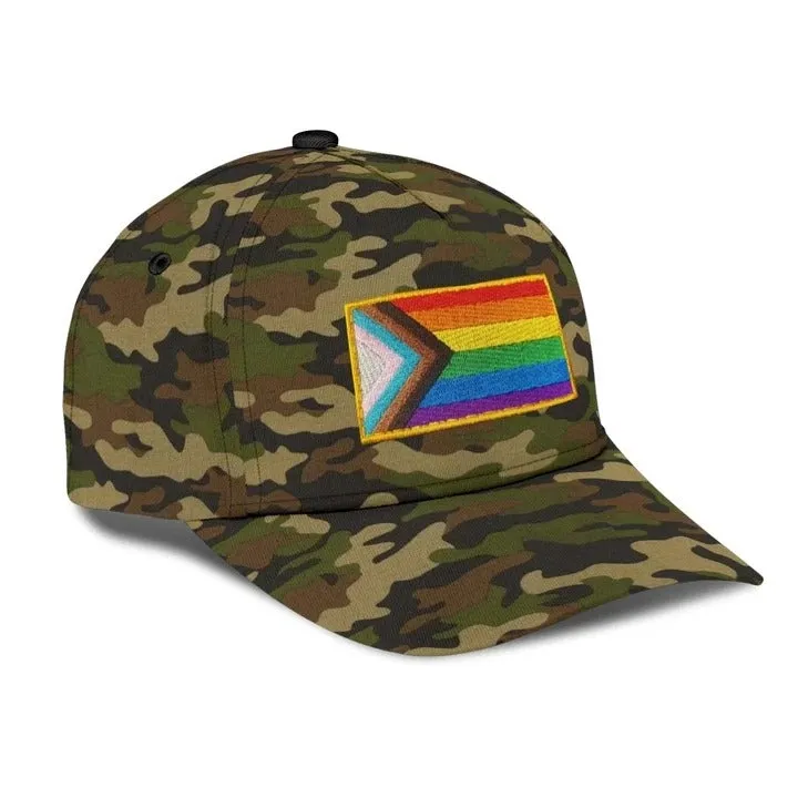 3D LGBT Cap For Couple Lesbian, Be Proud Be Visible LGBT Printing Baseball Cap Hat, Gift For Gay Friends