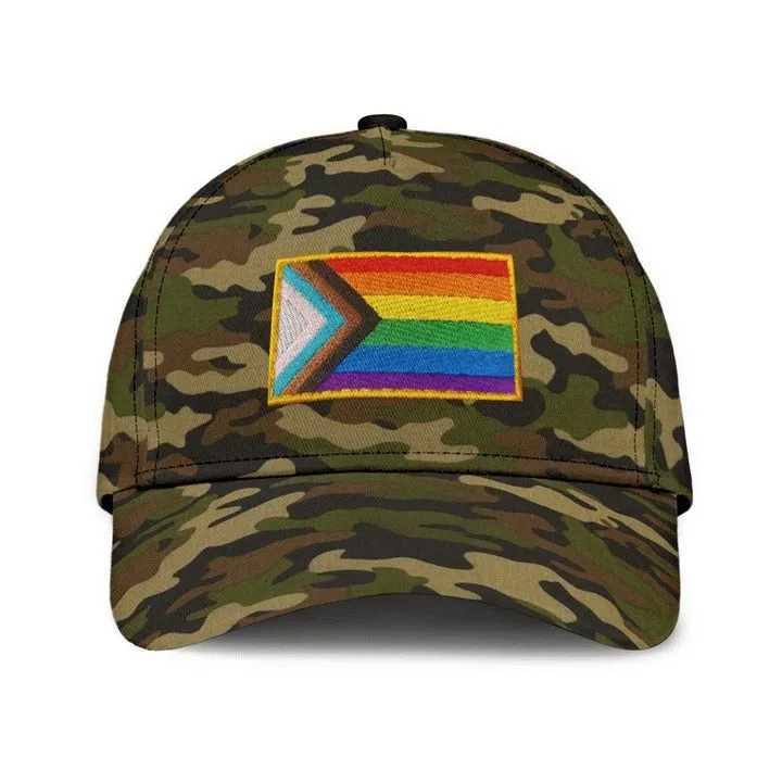 3D LGBT Cap For Couple Lesbian, Be Proud Be Visible LGBT Printing Baseball Cap Hat, Gift For Gay Friends