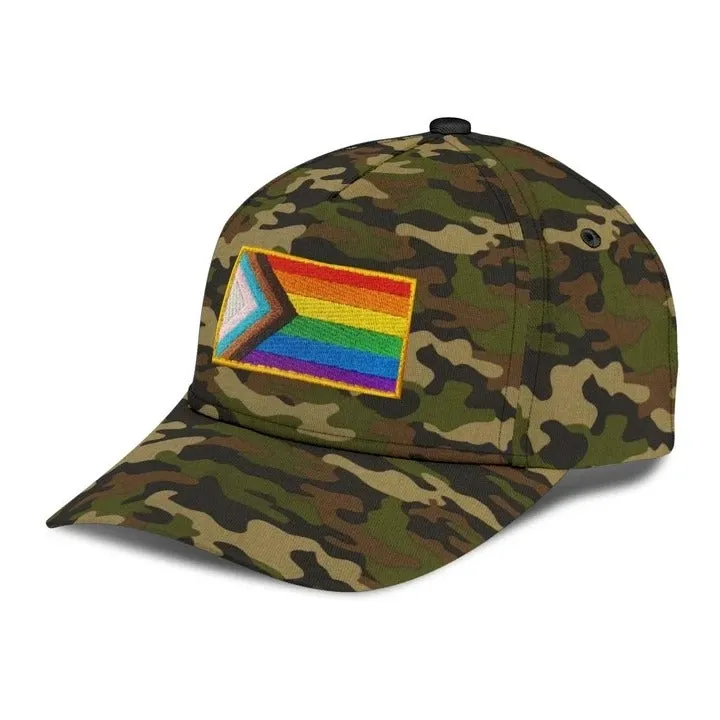 3D LGBT Cap For Couple Lesbian, Be Proud Be Visible LGBT Printing Baseball Cap Hat, Gift For Gay Friends