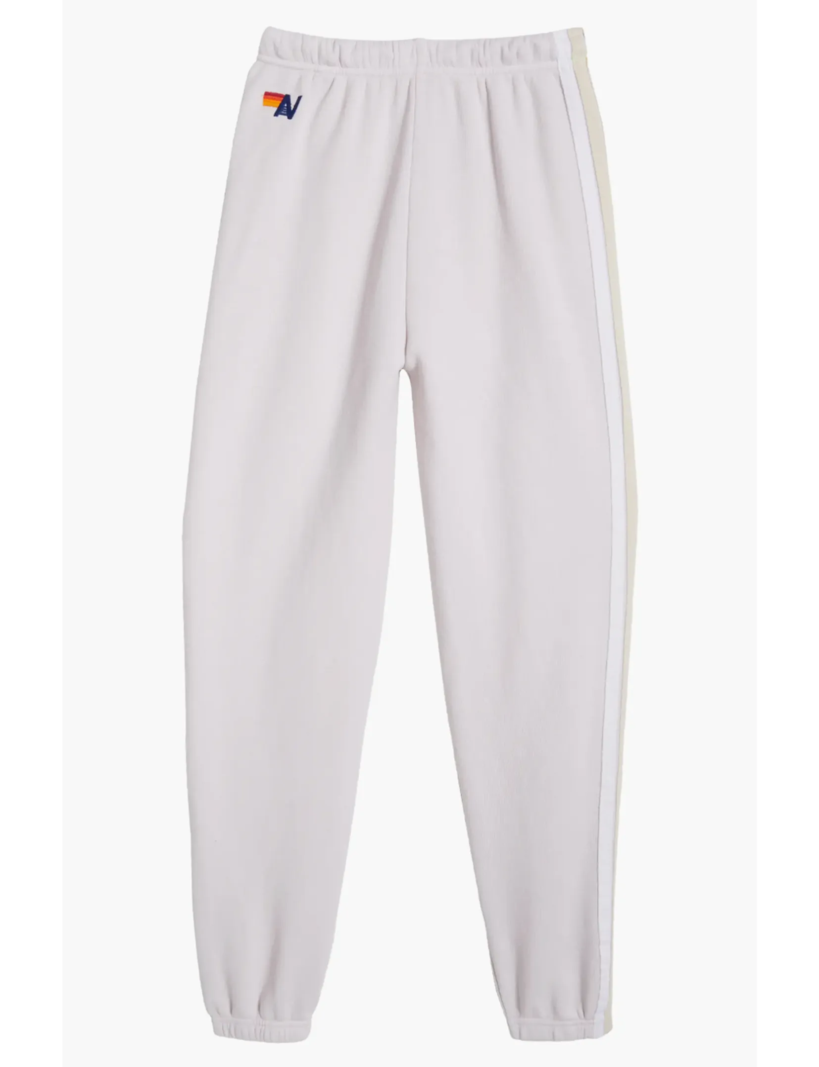 5 Stripe Womens Sweatpant, Dove Grey/White Grey