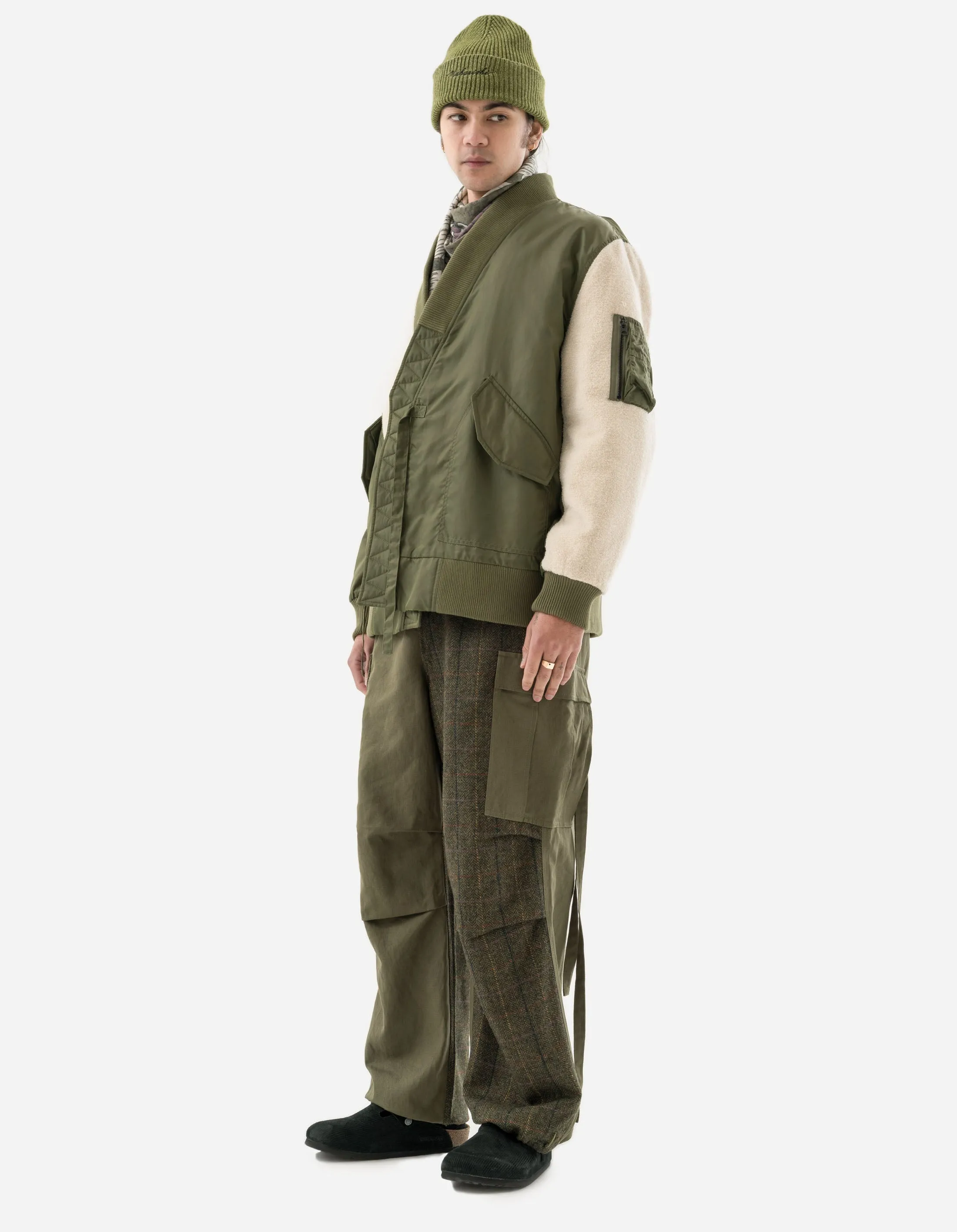 5335 Wool M65 Cargo Pants Olive