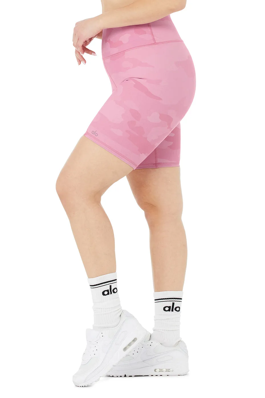 7" High-Waist Vapor Short - Pink Camouflage