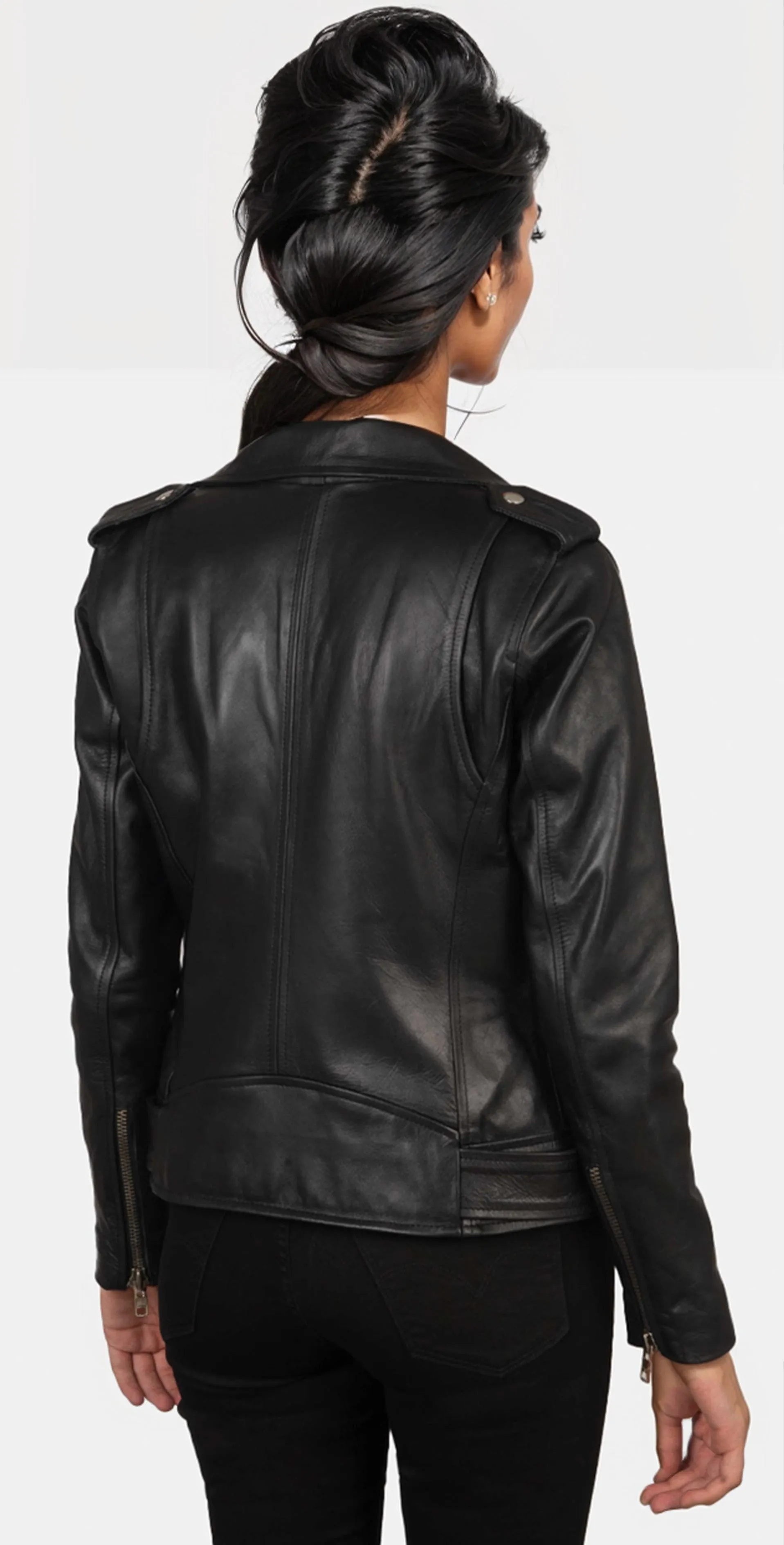 Alison Black Women's Biker Jacket