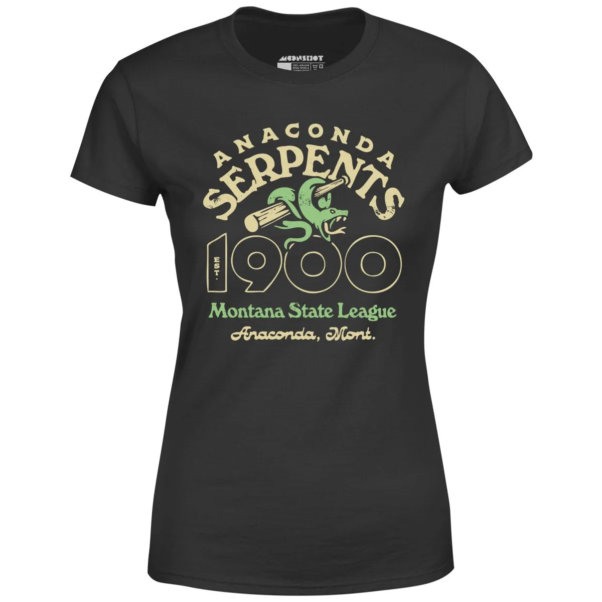 Anaconda Serpents - Montana - Vintage Defunct Baseball Teams - Women's T-Shirt