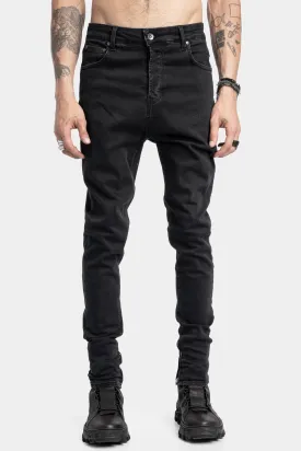 Ankle zip skinny jeans