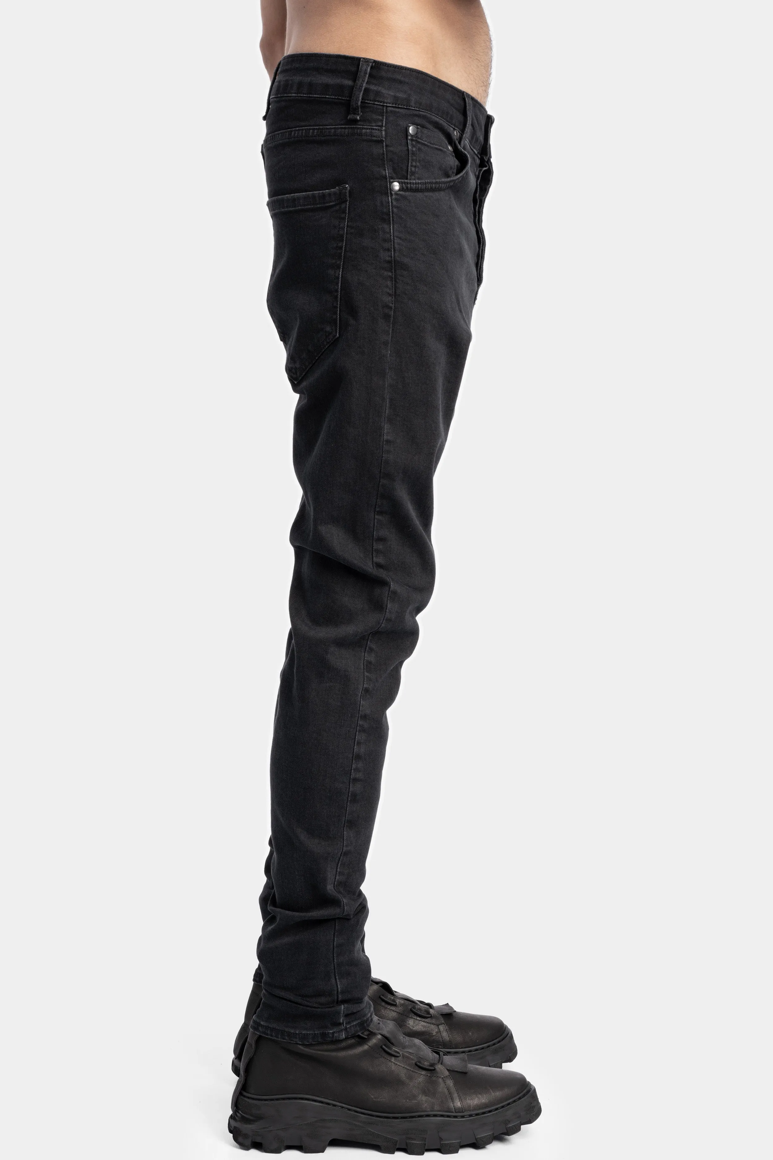 Ankle zip skinny jeans