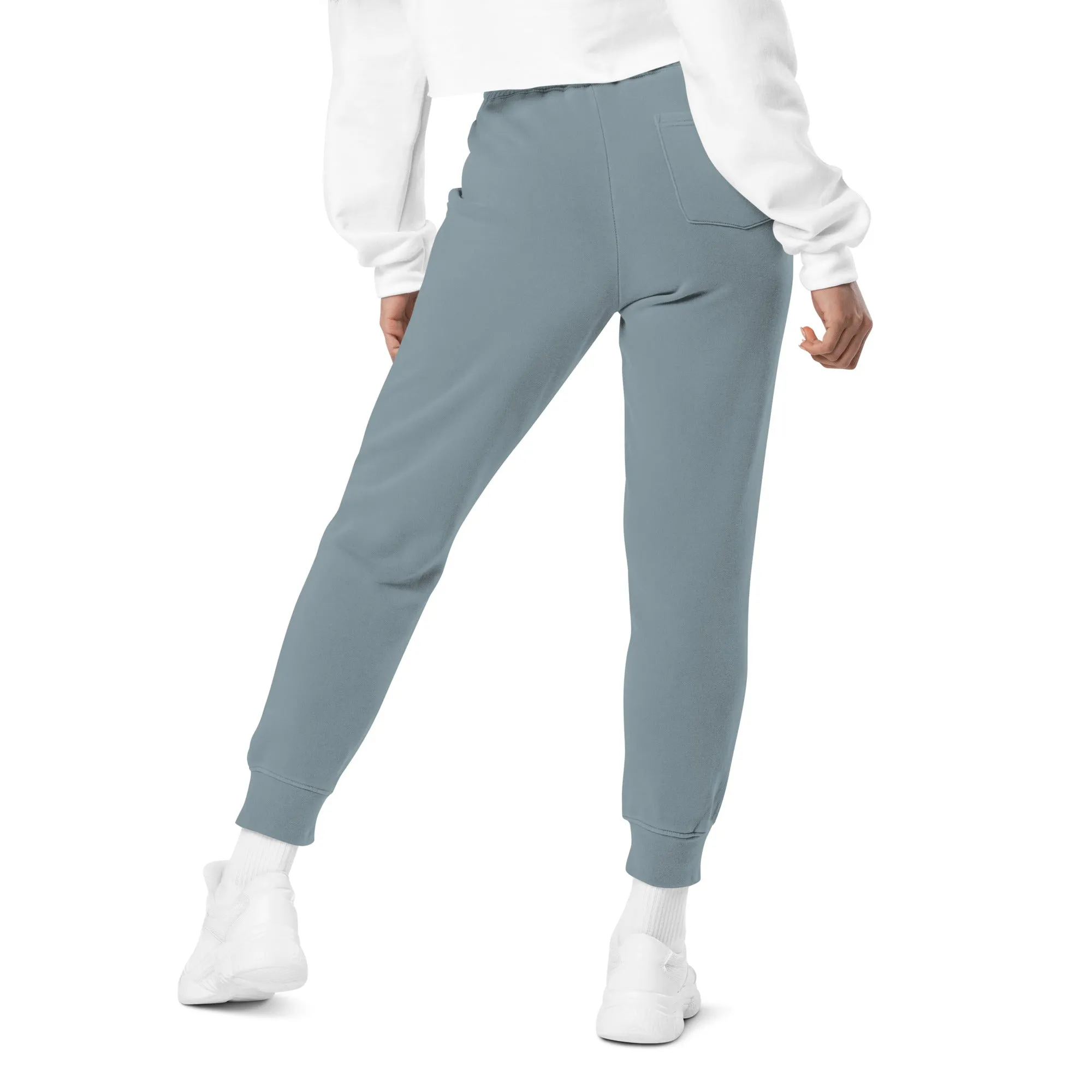 Badlands Unisex Pigment-Dyed Sweatpants (white logo)