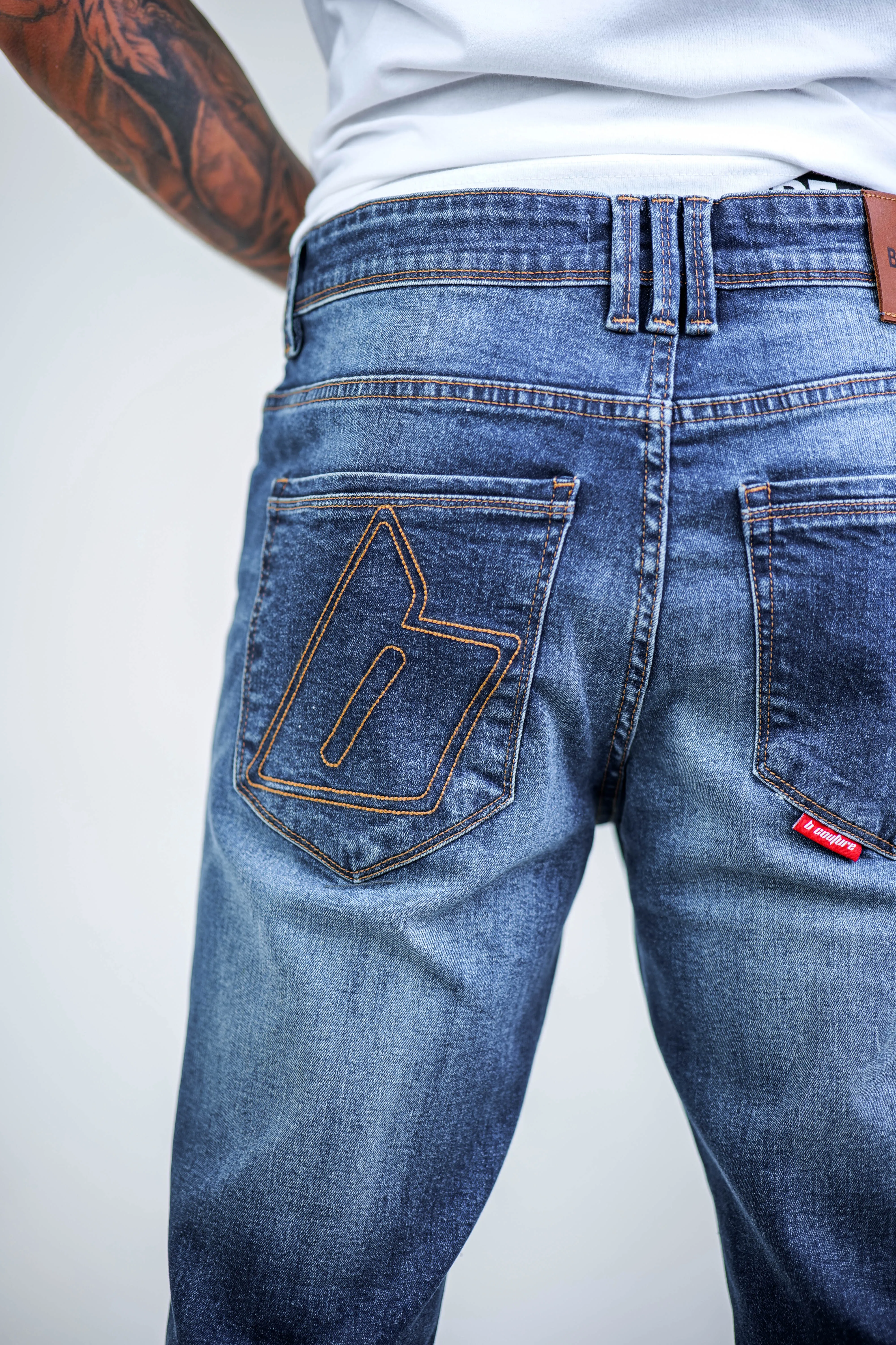 Beckenham Straight Leg Jeans - Dark Blue