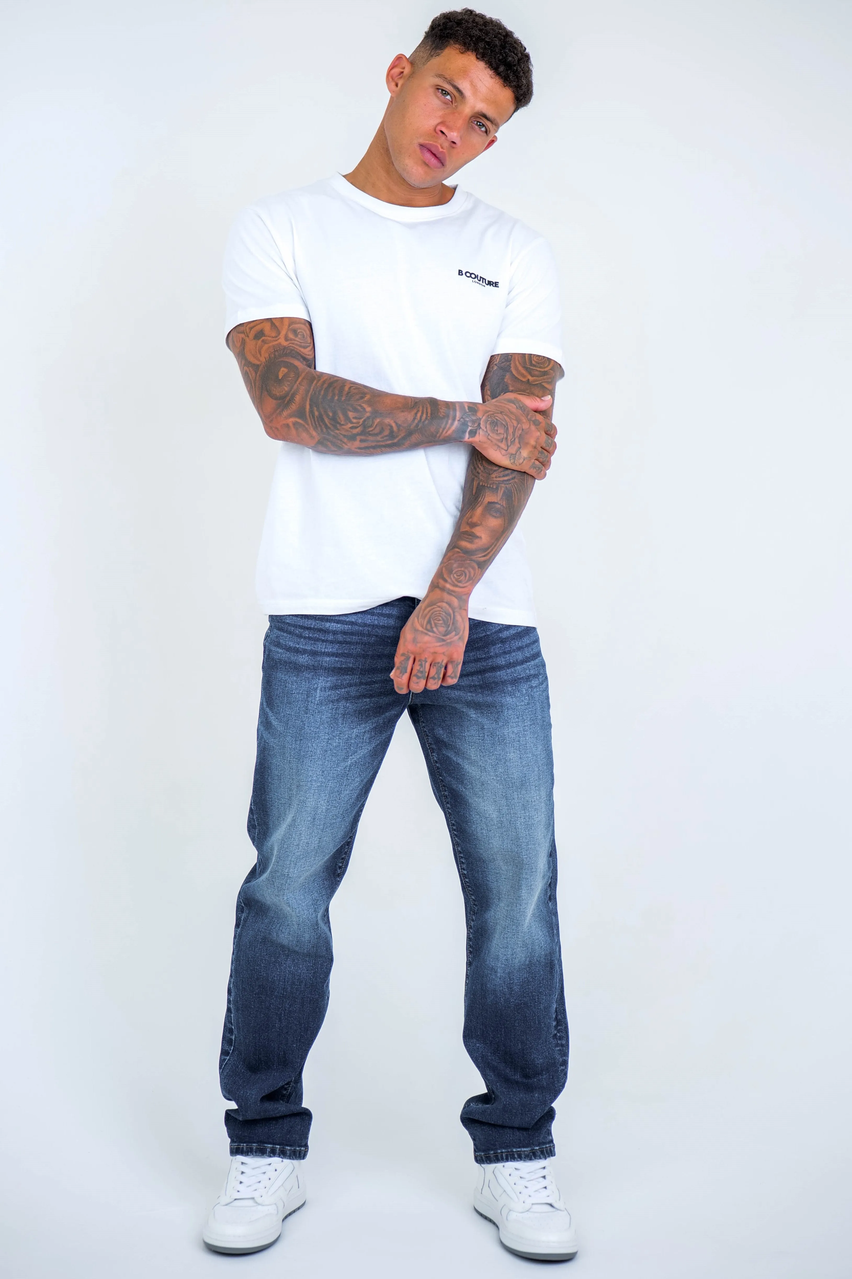 Beckenham Straight Leg Jeans - Dark Blue