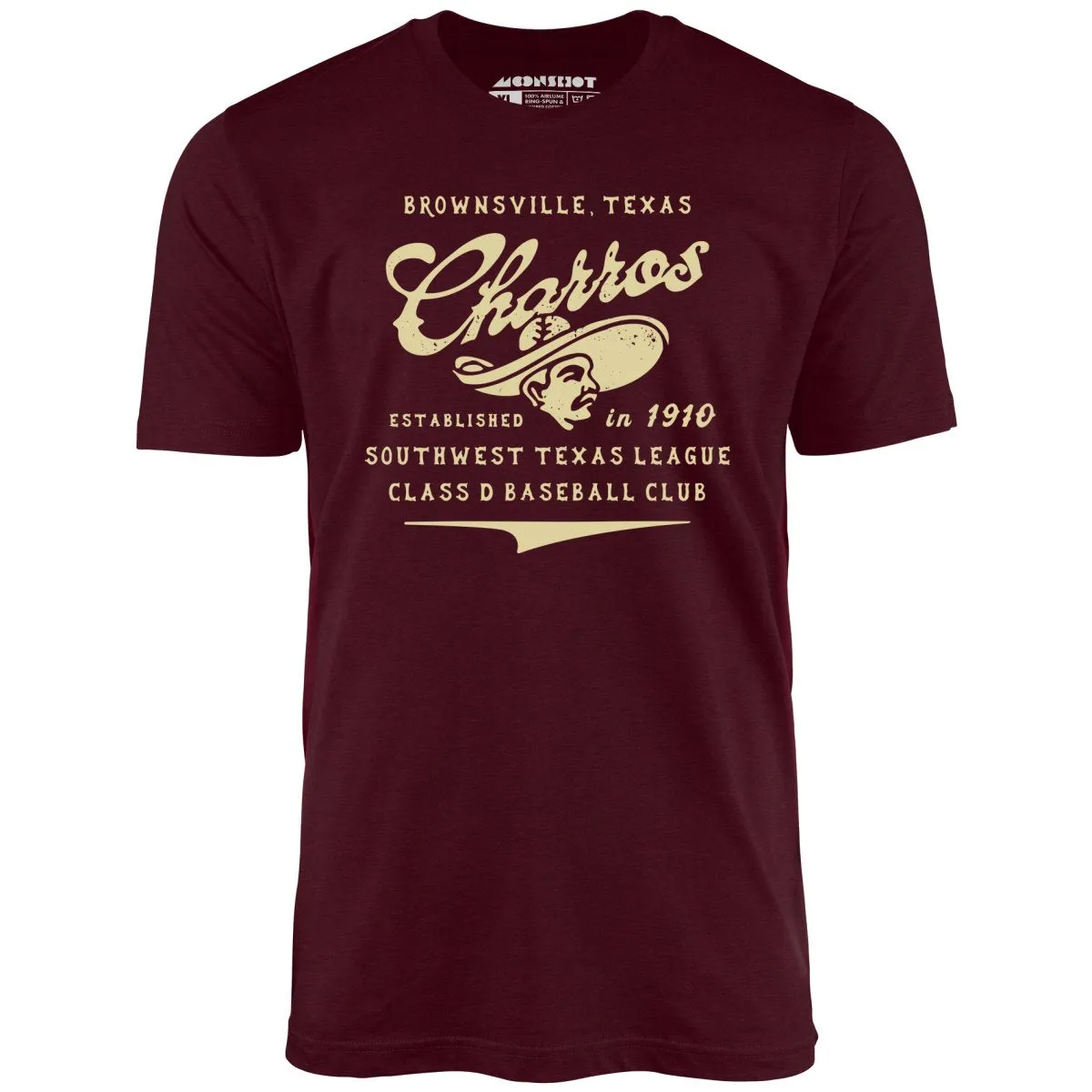 Brownsville Charros - Texas - Vintage Defunct Baseball Teams - Unisex T-Shirt