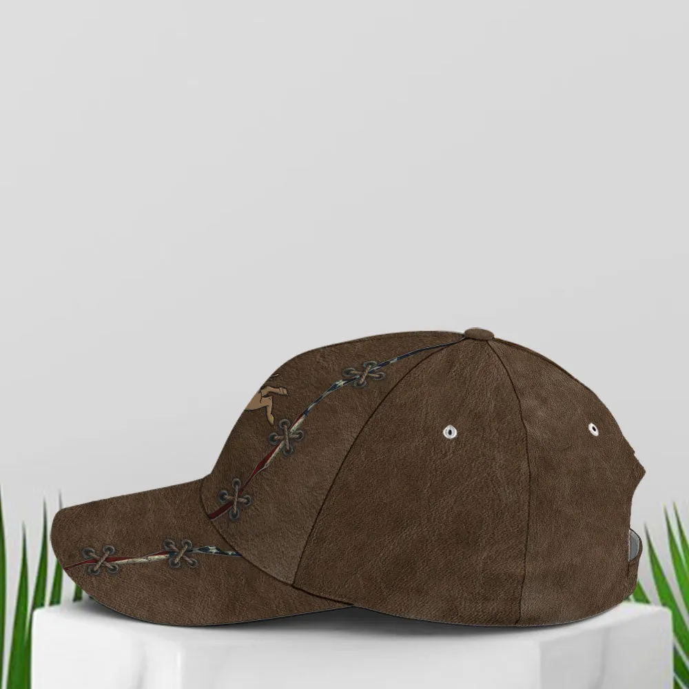 Bull Riding Classic Leather Baseball Cap Coolspod