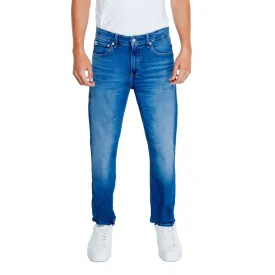 Calvin Klein Jeans Blue Cotton Rigenerato Jeans & Pant