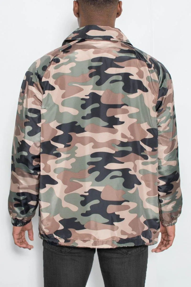 CAMO COACHS JACKET