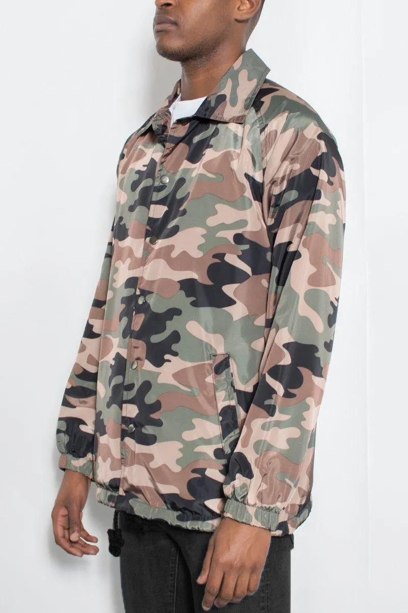 CAMO COACHS JACKET