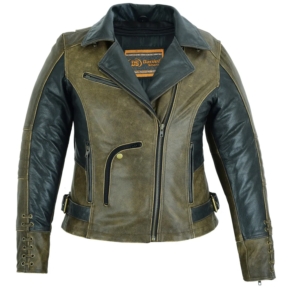 DS898 Must Ride - Two Tone: Premium Leather Jacket for Style and Performance