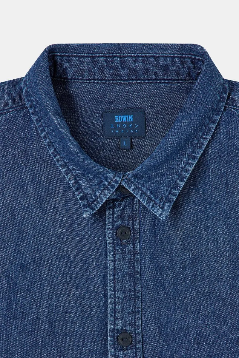 Edwin Cadet Shirt (Blue Mid Stone Wash)