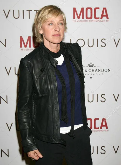 Ellen DeGeneres Leather Jacket