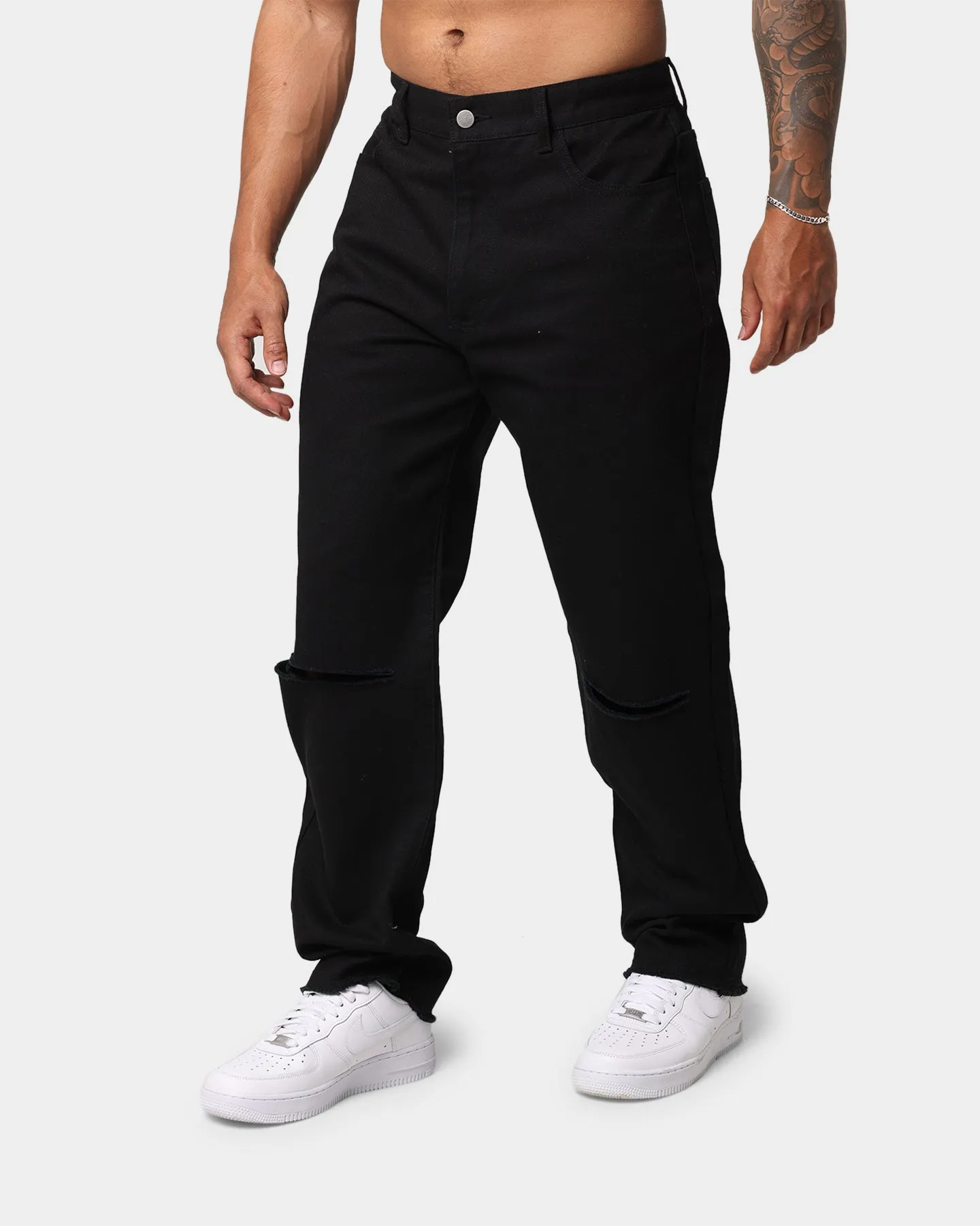 EN ES Ryder Straight Leg Jeans Black