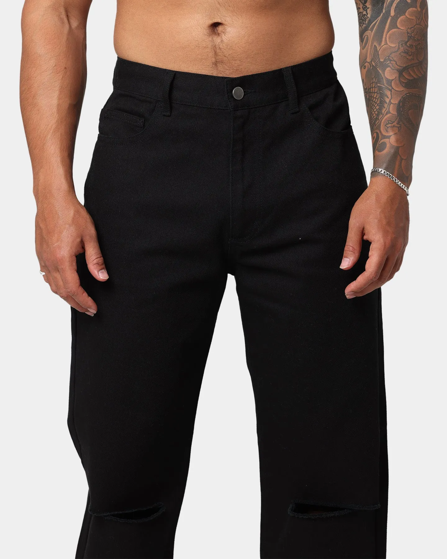 EN ES Ryder Straight Leg Jeans Black