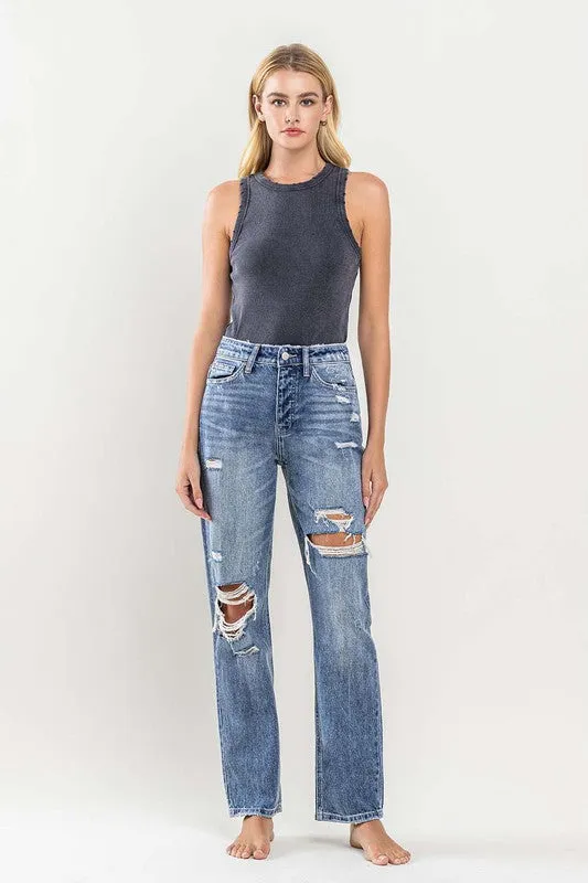 Flying Monkey Distressed Relaxed Fit Jean