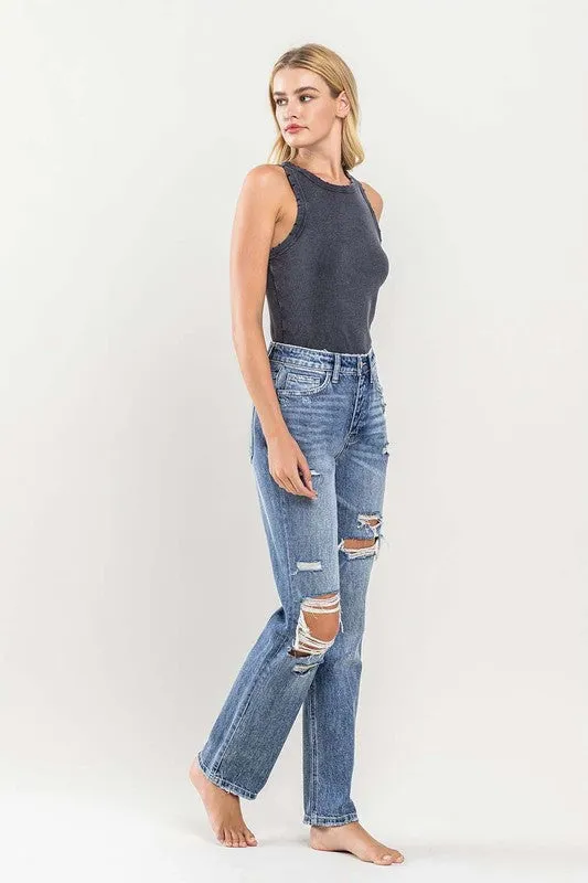 Flying Monkey Distressed Relaxed Fit Jean