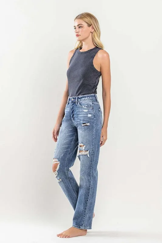 Flying Monkey Distressed Relaxed Fit Jean