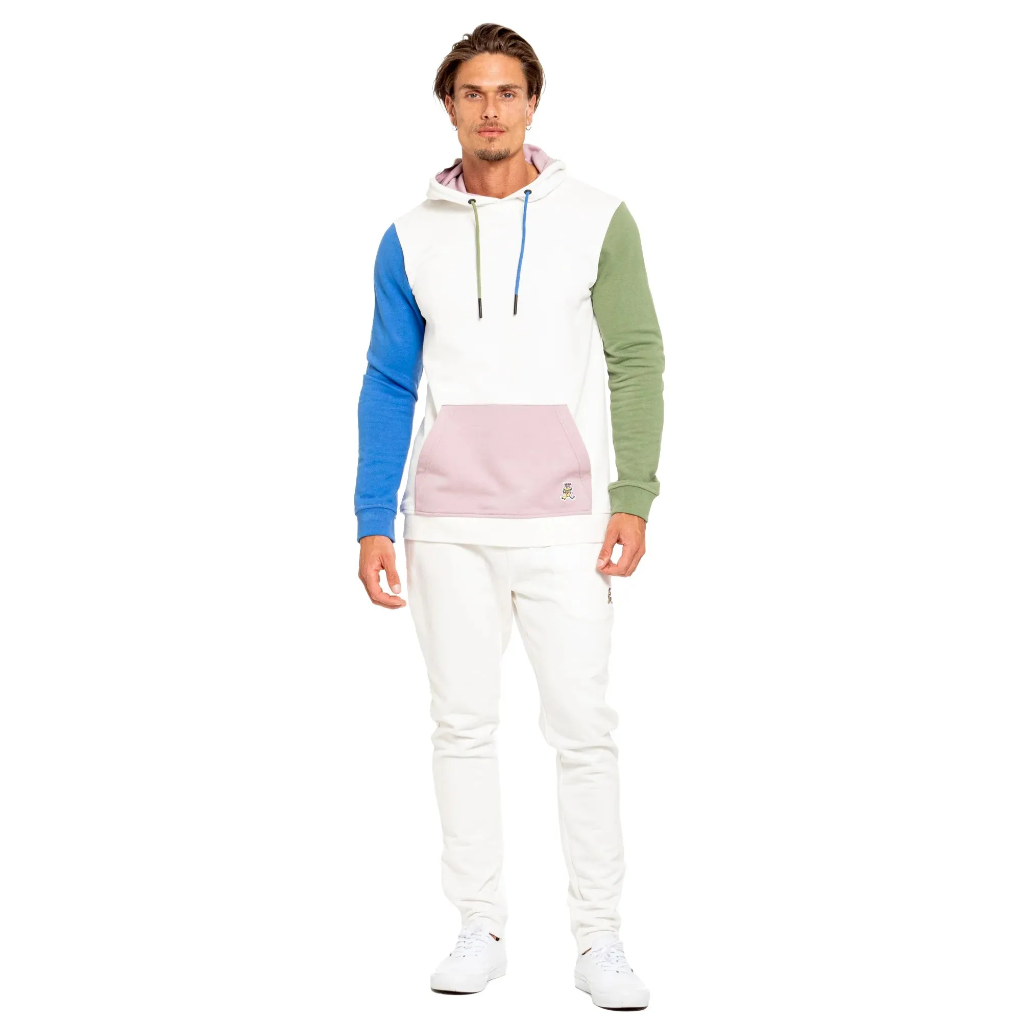 FROG Color Block Leisure Sweatpant - White