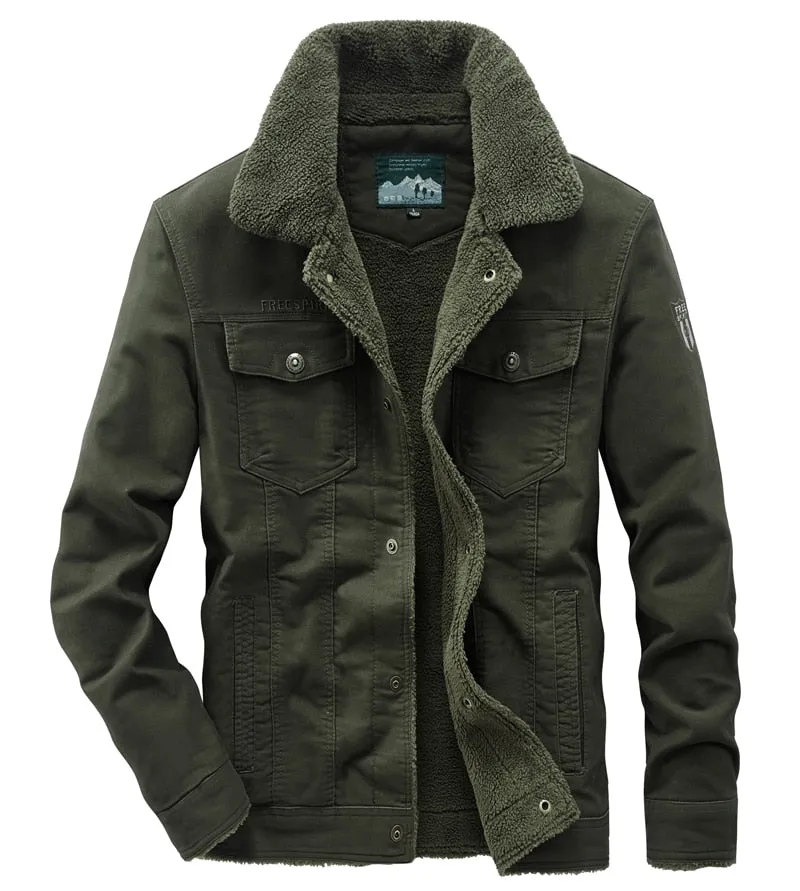 Funki Buys | Jackets | Men's Military Warm Winter Fleece Jacket