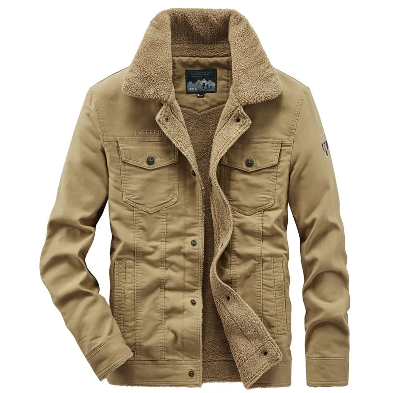 Funki Buys | Jackets | Men's Military Warm Winter Fleece Jacket