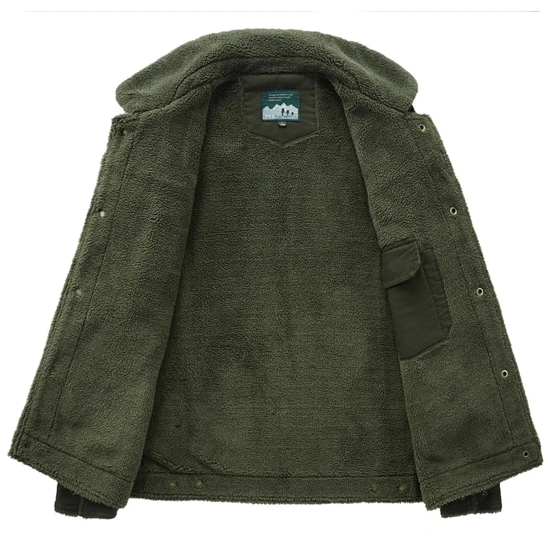 Funki Buys | Jackets | Men's Military Warm Winter Fleece Jacket