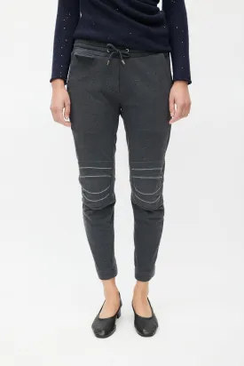 Grey Monili Knee Trim Sweatpant