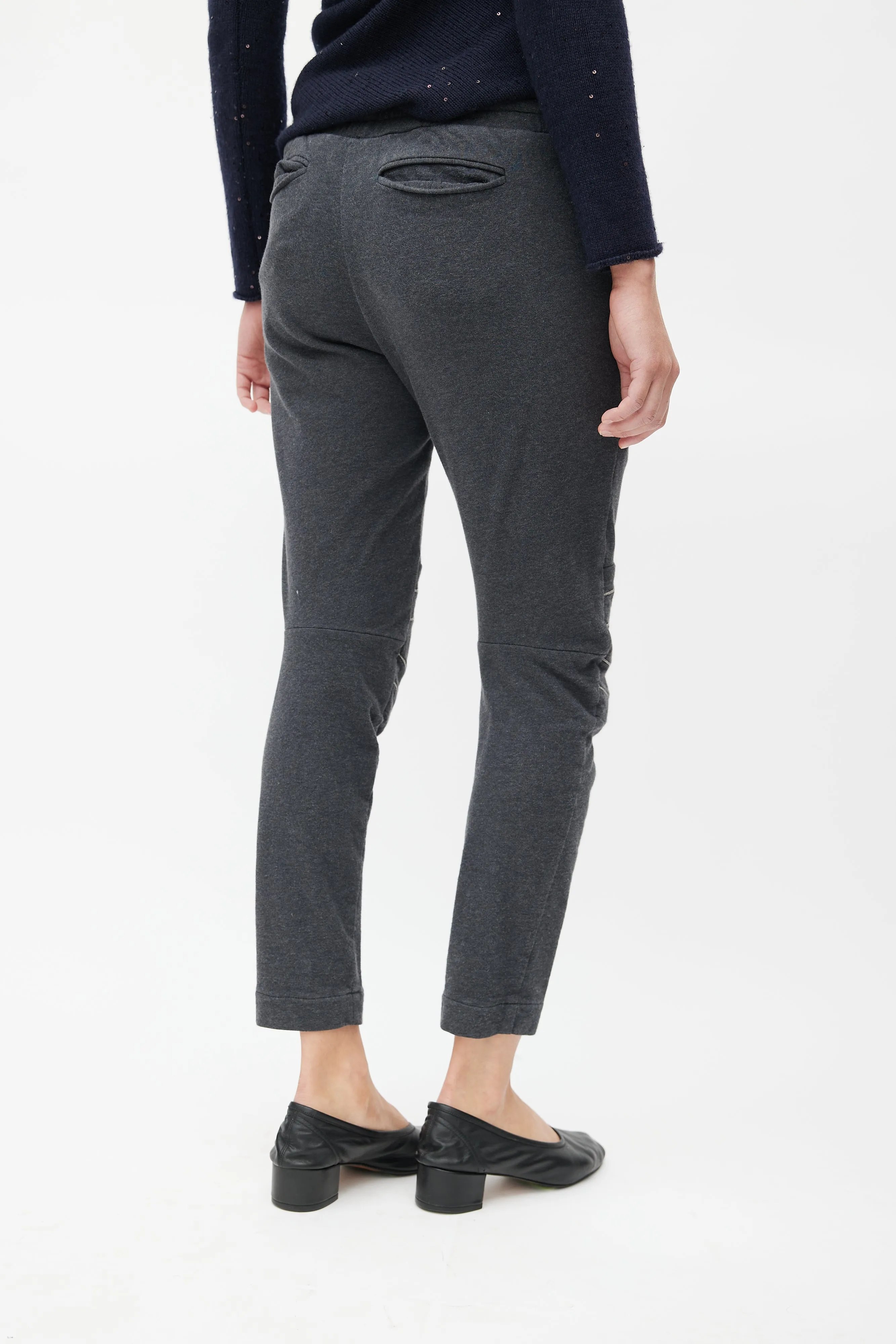 Grey Monili Knee Trim Sweatpant