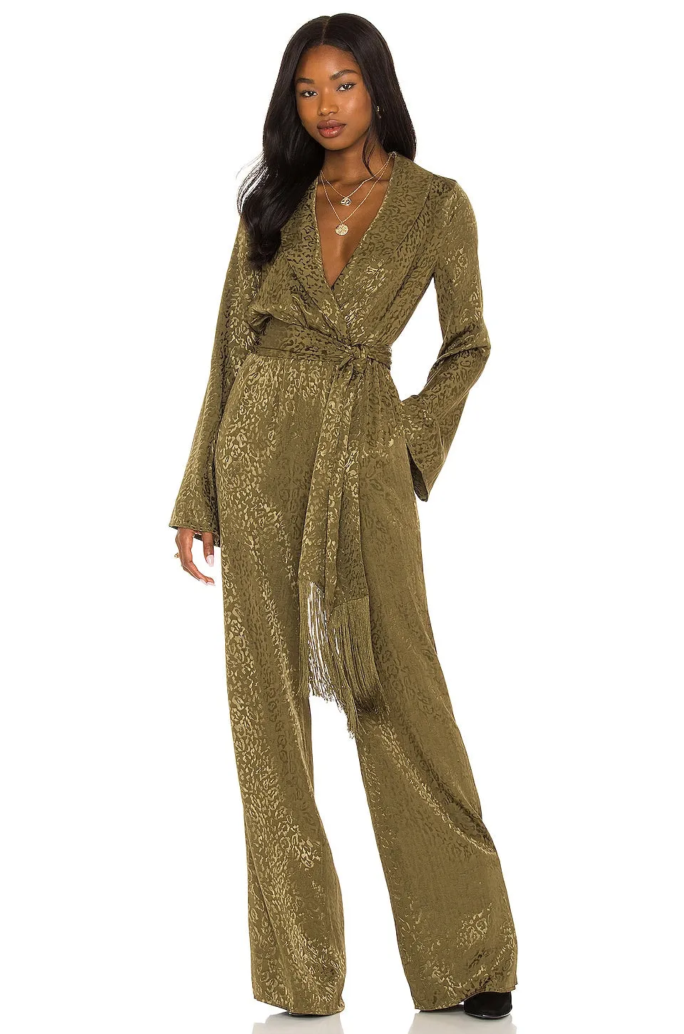 House of Harlow 1960 x REVOLVE Rossi Jumpsuit in Olive Green