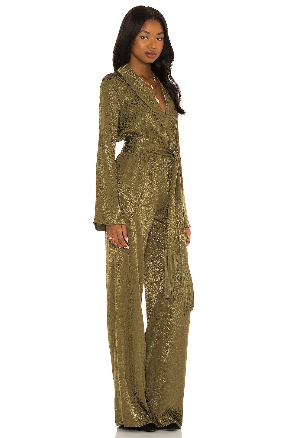 House of Harlow 1960 x REVOLVE Rossi Jumpsuit in Olive Green