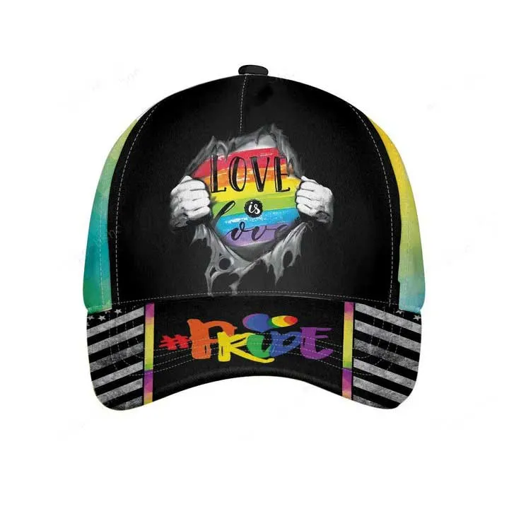 Human Bisexual Baseball Lgbt Cap, Transgender Pride Cap, Trans 3D Classic Cap