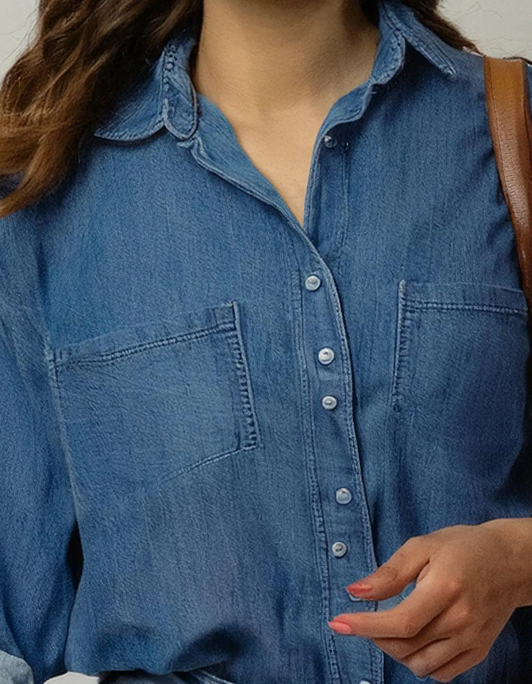 Indigo Classic Button-Down Denim Shirt