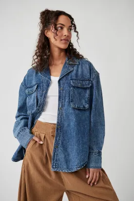 IZZY CARGO DENIM JACKET