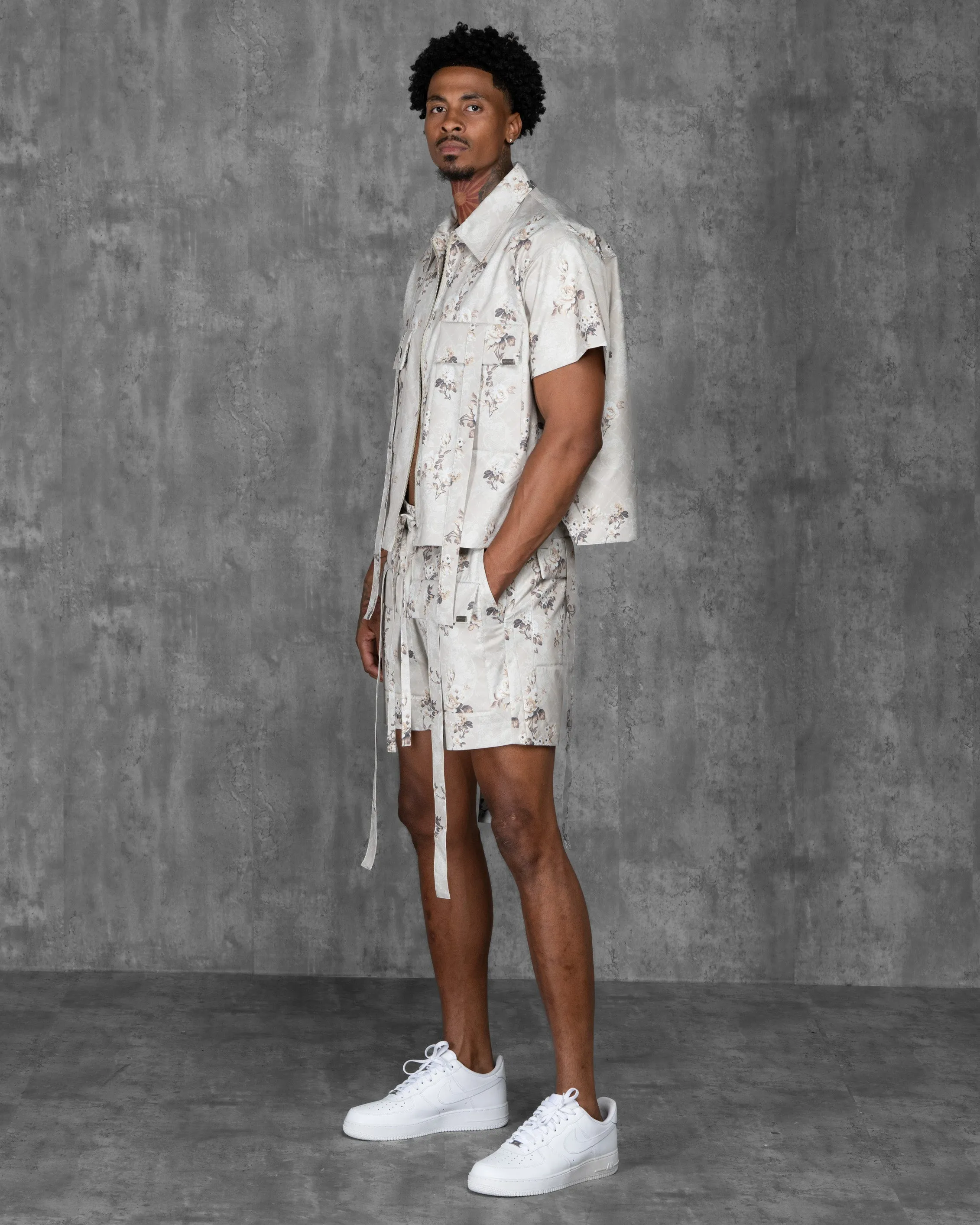 Jacquard Telli Short Sleeve Windbreaker