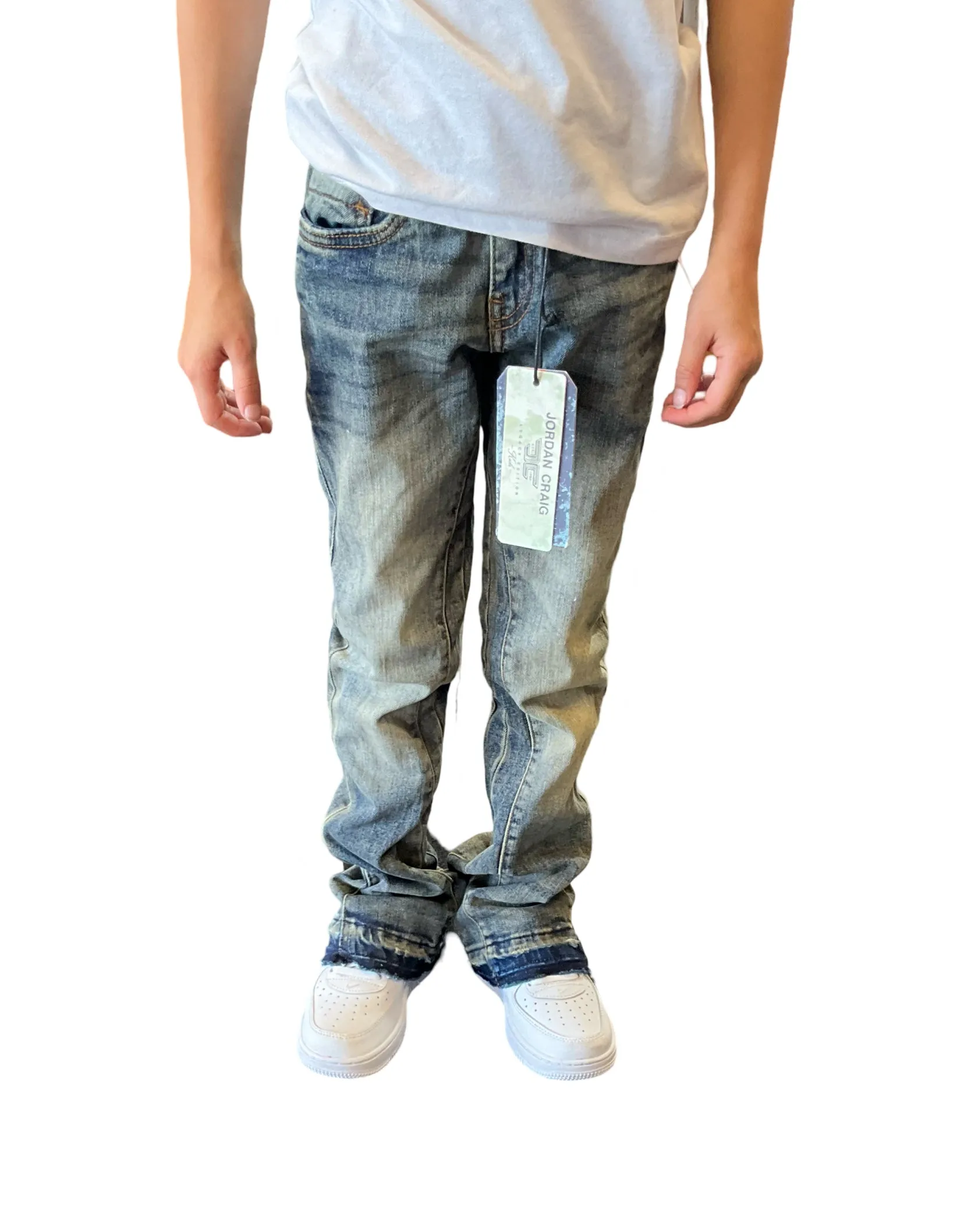 Jordan Craig - Kids Jeans - Ripped Stacked - Lager