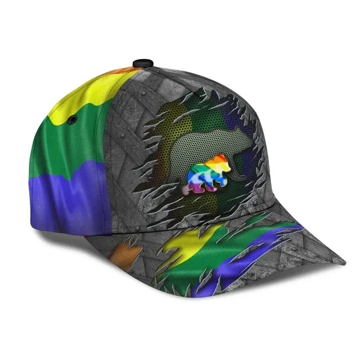 LGBT Cap Fight For Rights Pride LGBTQ Printing Baseball Cap Hat, Gay Pride Accessories