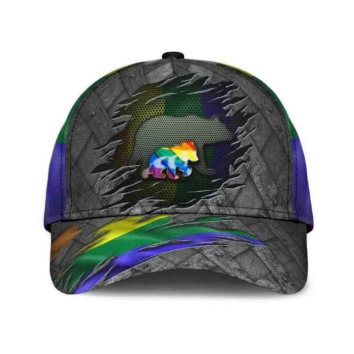 LGBT Cap Fight For Rights Pride LGBTQ Printing Baseball Cap Hat, Gay Pride Accessories