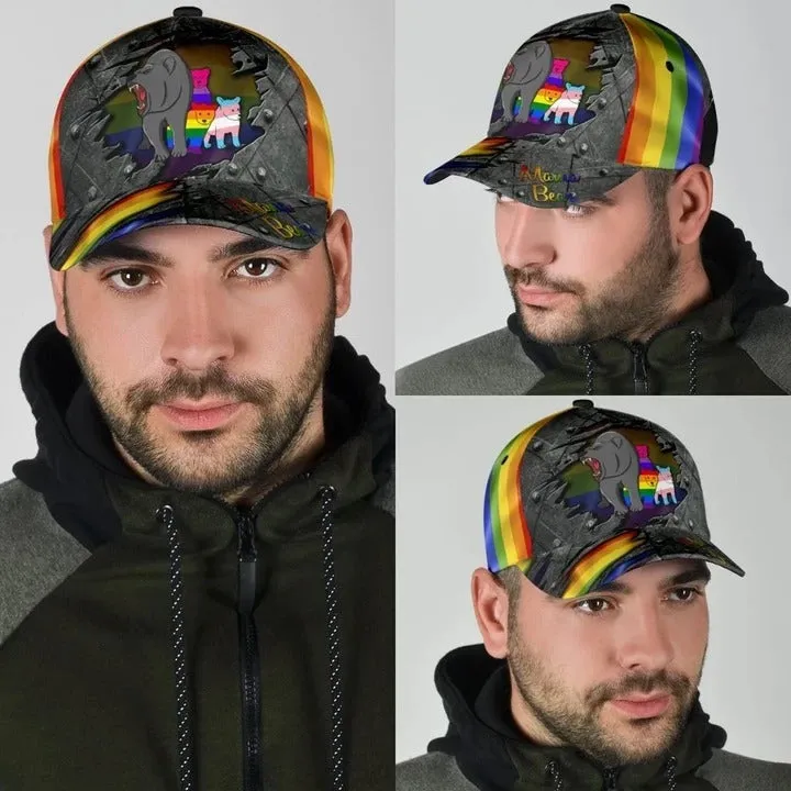 LGBT Cap Fight For Rights Pride LGBTQ Printing Baseball Cap Hat, Gay Pride Accessories