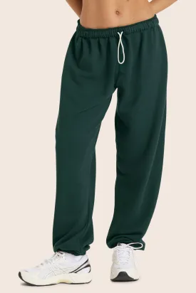 LIGHTWEIGHT SWEATS CLASSIC OLD SCHOOL SWEATPANTS - IVY