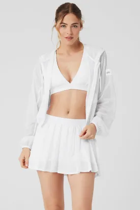 Mesh Sheer Bliss Jacket - White