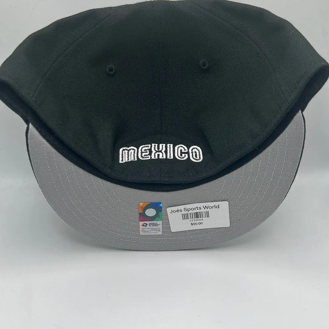 Mexico 2023 World Baseball Classic New Era 59Fifty B-Dub Fitted Hat - Black