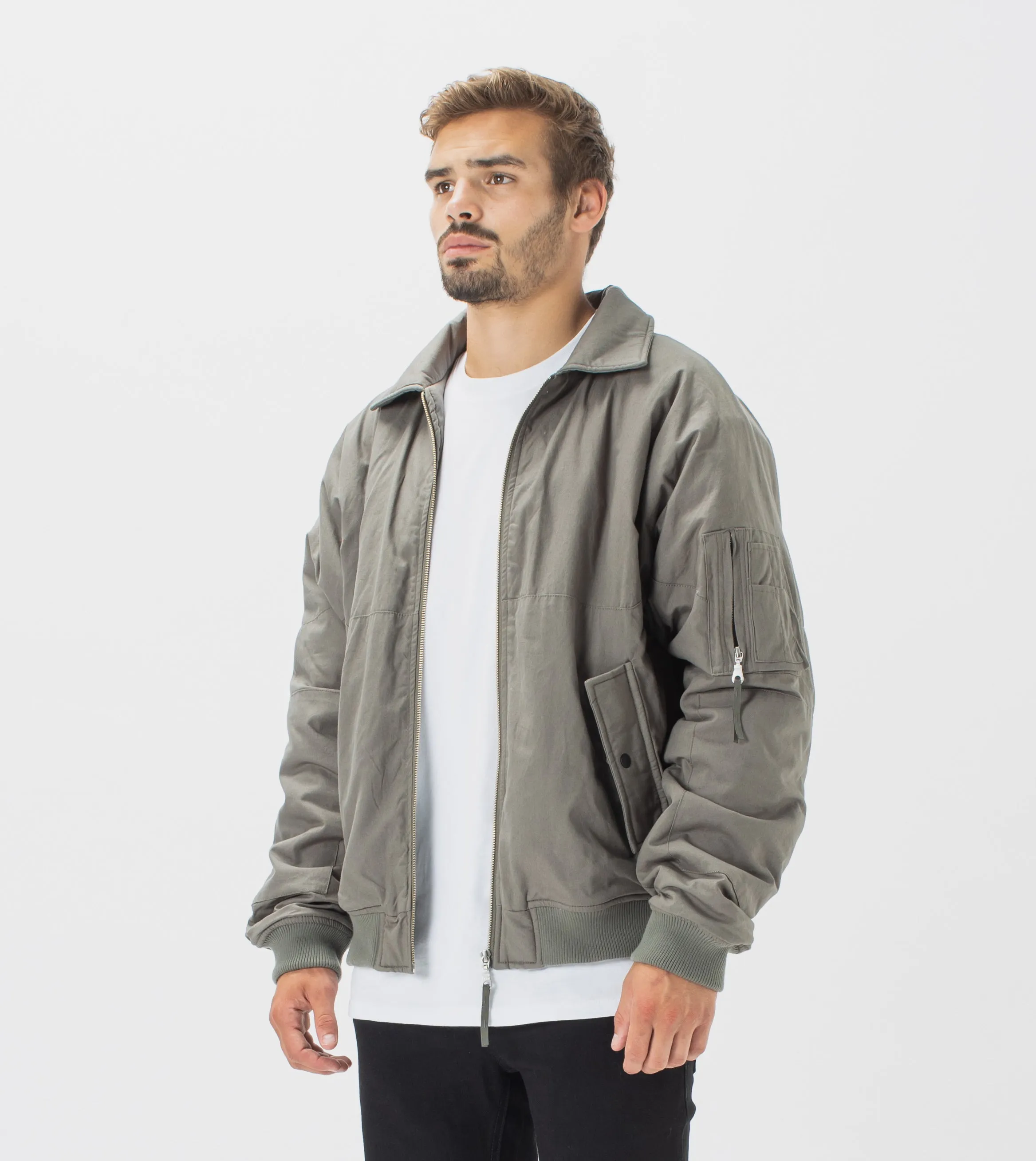 Militat Bomber Jacket Dk Moss